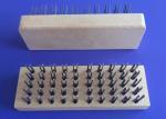 Heavy Duty Angled Flat Steel Wire Cleaning Butcher Wooden Block Wire Brush