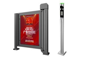 Quality Anti Crash Pedestrian Advertising Fencing Barrier Gate DC24V Metal wholesale