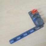 Red Blue Survey Gps Accessories Rubber Keypad For Sokkia Set530r3 Total Station