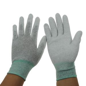 Quality Disposable 300g PU Palm Vinyl PVC ESD Gloves wholesale