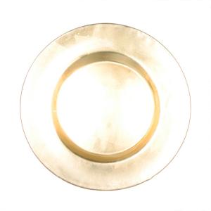 Quality High Quality Gold Spraying Glass Charger Plate for Dinnerware wholesale