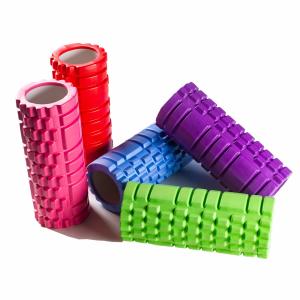 Quality 12in Hollow Core Foam Roller Self Fascial Relaxation 30cm Pressure Point Roller wholesale