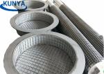 316L Perforated 1.0mm 304 Oil Basket Strainer Metal Mesh Cylinder
