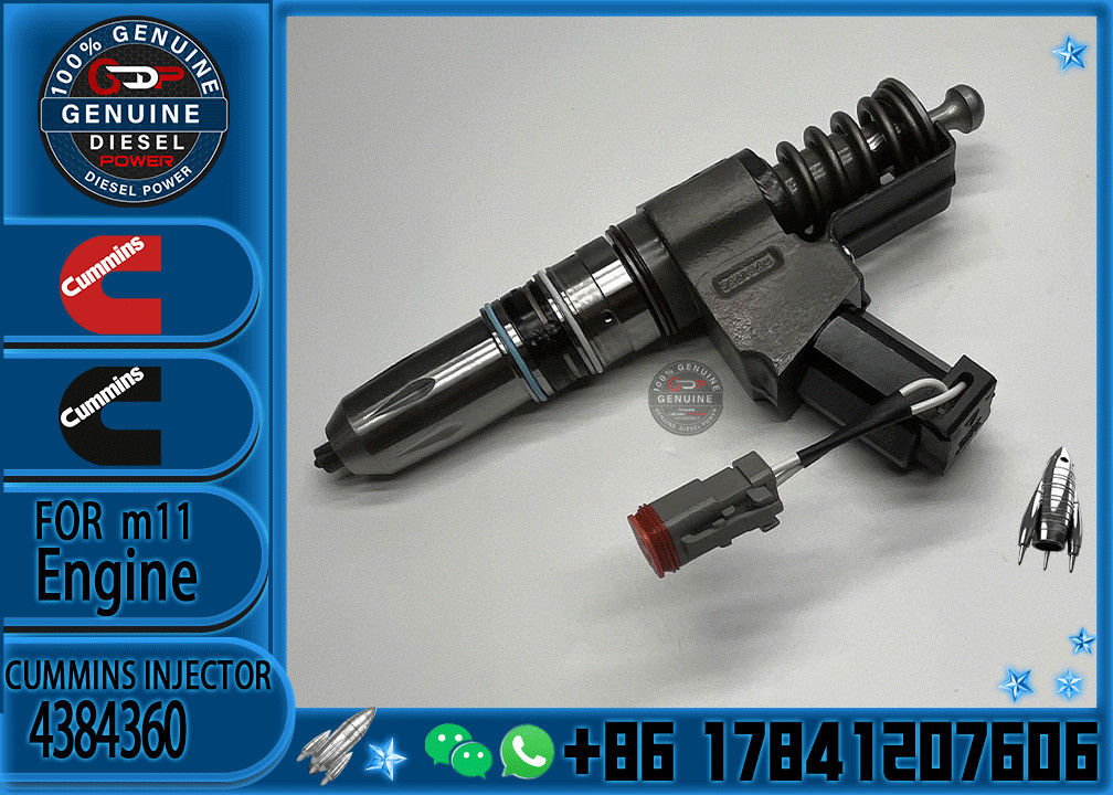 Factory OEM quality Brand New Diesel Common Rail Fuel Injector Assembly 4307516 3087560 4384360 for C ummins N14 engine
