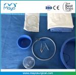 CE ISO Disposable Sterile Surgical Cathlab Pack with angio drape