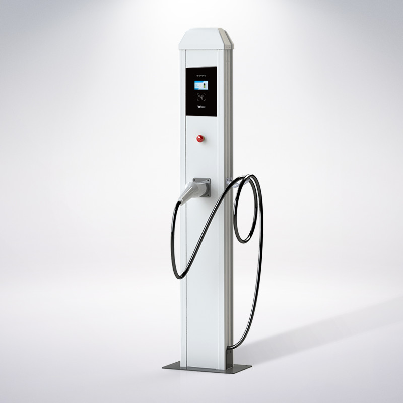 Electric Vehicle RFID EV Charger Wall Mounted Wallbox 3 Phase Type 2 Charger