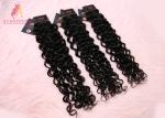 Double Weft Indian Virgin Hair Extensions / No Tangle Italian Wave Hair