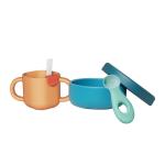 Flexible Waterproof Infant Drinking Cup Baby Bottle Feeding Bowl For 2 - 4 Years