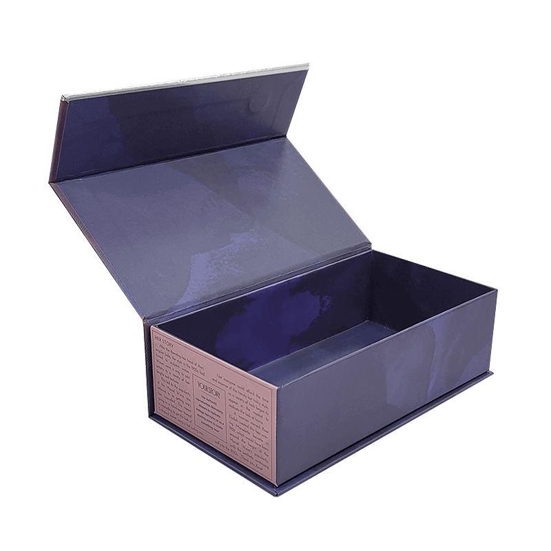 Rigid Boxes Magnetic Flap Closure Cardboard Box for Custom Gift and Product Packaging