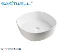 Colorful Ceramic Art Basin 440 * 440 * 135 Mm Mounting Hardware Included