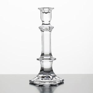 Quality Crystal Clear Glass Candle Holder 23cm Tall Skinny Candle Sticks wholesale