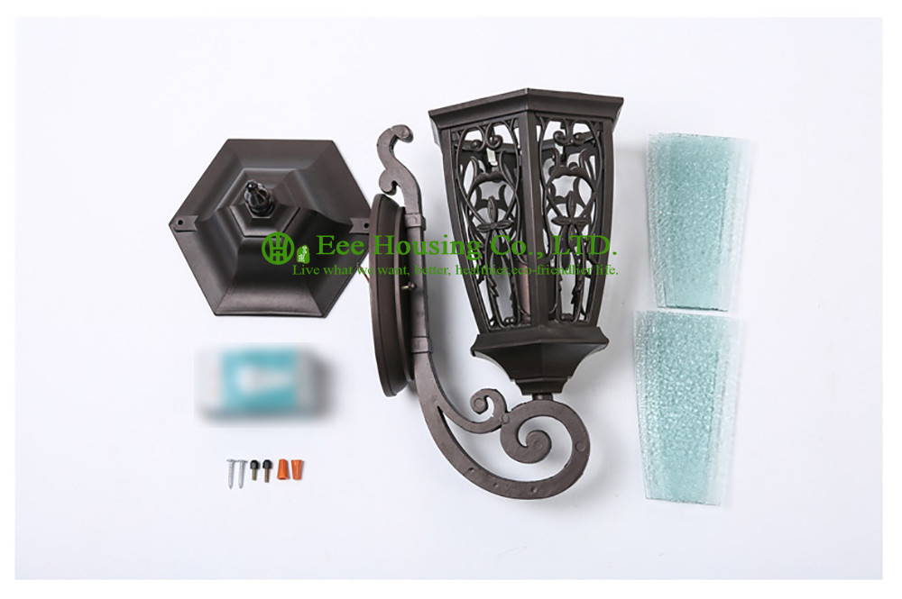 Modern deco art wall lamp Industrial vintage pendant light black/white lighting