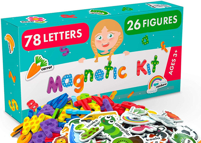 Customized Design EVA Foam Fridge Magnet Alphabets Numbers Set for Preschool Learning