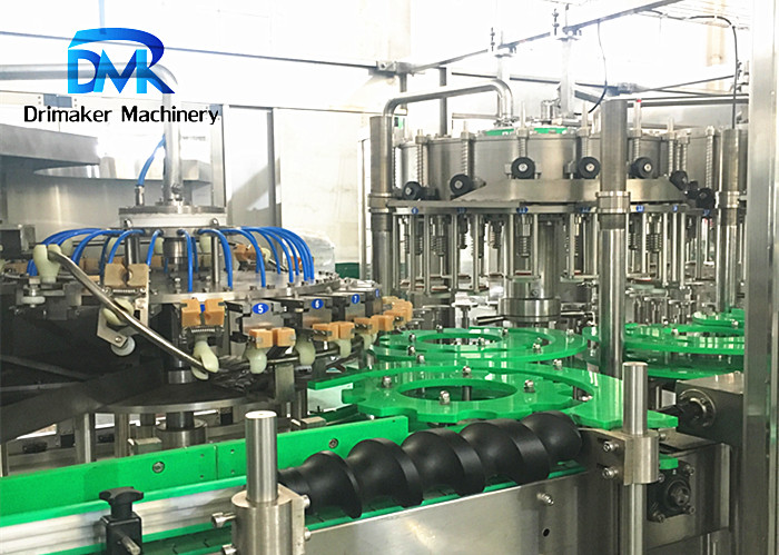 High Efficiency Liquid Bottling Machine 4 In 1 Liquid Packaging Equipment