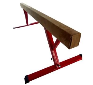Quality Oval Shape 8 Foot Balance Beam , Comfortable Suede Balance Beam Height Adjustable wholesale