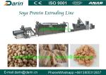 Energy Saving Soya Extruder Machine , Soya Nuggets Food Processing Equipment