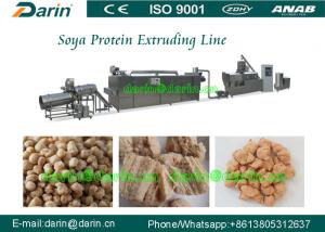 Quality Energy Saving Soya Extruder Machine , Soya Nuggets Food Processing Equipment wholesale
