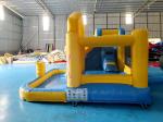 Commercial Fireproof Inflatable Combo SpongeBob SquarePants Bounce House With