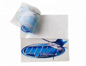 Quality Pernalised silk print outdoor die cut UV resistant waterproof clear PVC car decal sticker wholesale