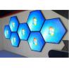 Buy cheap IP65 Outdoor Led Hexagon Wall Panels Display For Commercial Advertising from wholesalers