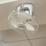 Brush Motor DC 12v Ceiling Orbit Fan 16 Inch Electric Foldable