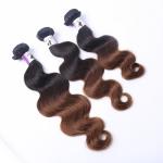 hair products 100% virgin unprocessed cheap root black ombre color human hair
