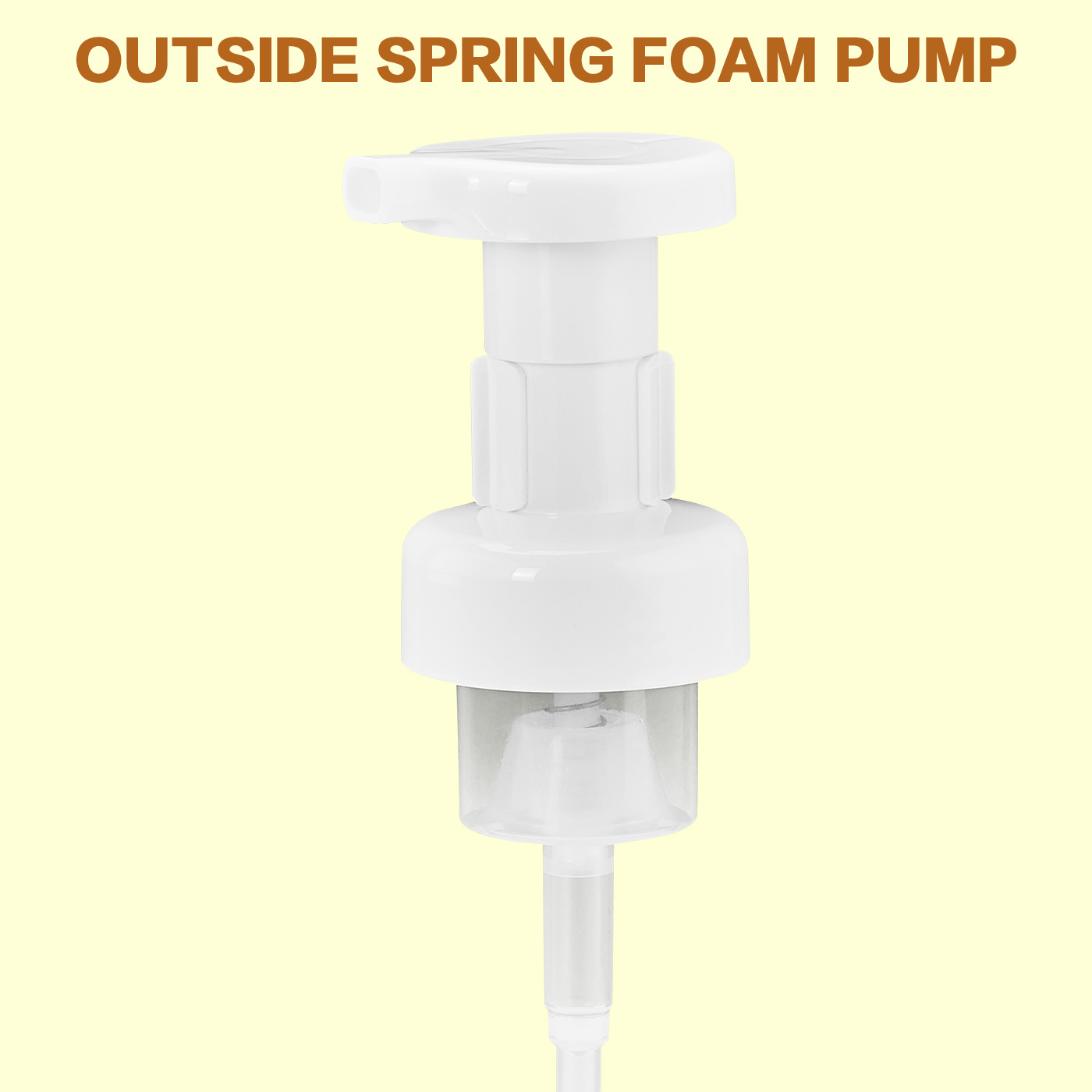 Convenient 0.8cc,1.2cc,1.5cc Output Body Wash Bottle Pump with CLIP lock