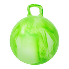 Round Space Hopper Ball with Air Pump: 28in/70cm Diameter for Age 13 and Up, Kangaroo Bouncer