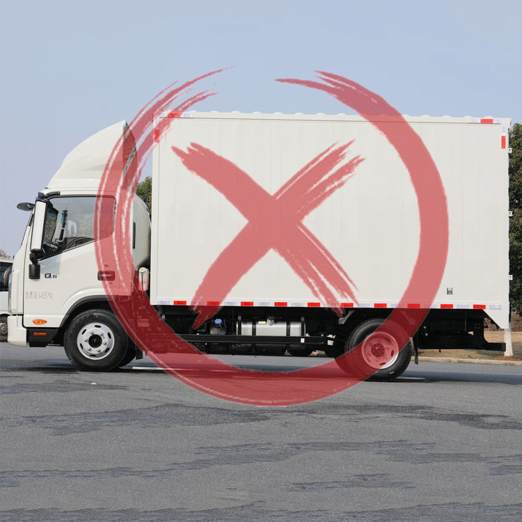 Foton 19CBM Cargo Van Truck With Single Row Seat Rows And 1000-1500Nm Maximum Torque