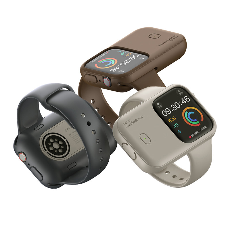 Lithium Ion Polymer Battery Magnetic Wireless Charging Portable Power Bank For Apple Watch