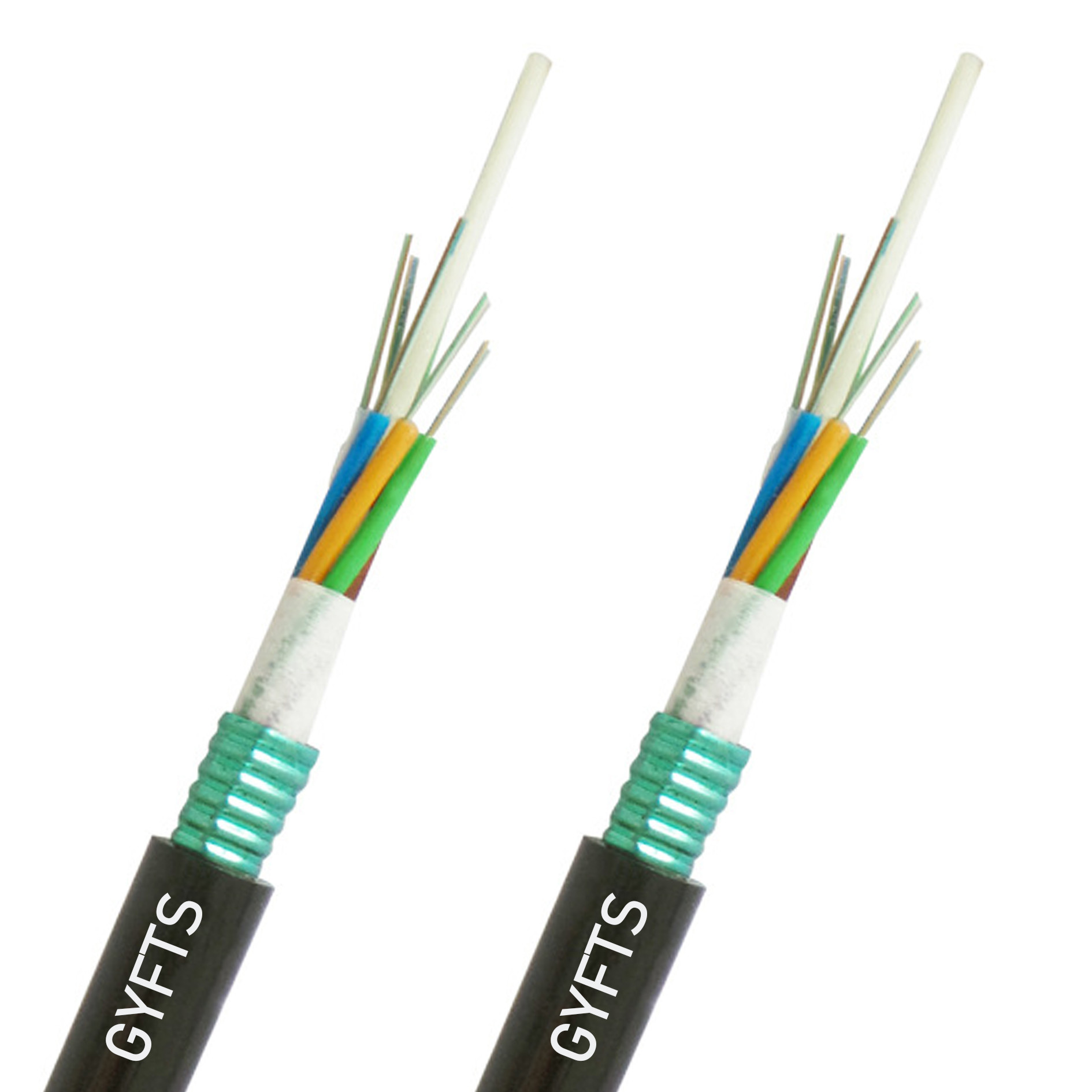 24 48 72 96 144 Core GYFTS Anti-rodent Fiber Optic Cable Outdoor Armored Optical Fiber Cable