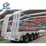 Lowbed Semi Trailers 2-3-4-5 Axle 50-120 Ton Truck Trailer for Heavy Equipment
