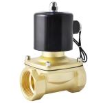 BSPT Connection Brass Direct Acting Normally Closed Solenoid Valve for Water Air
