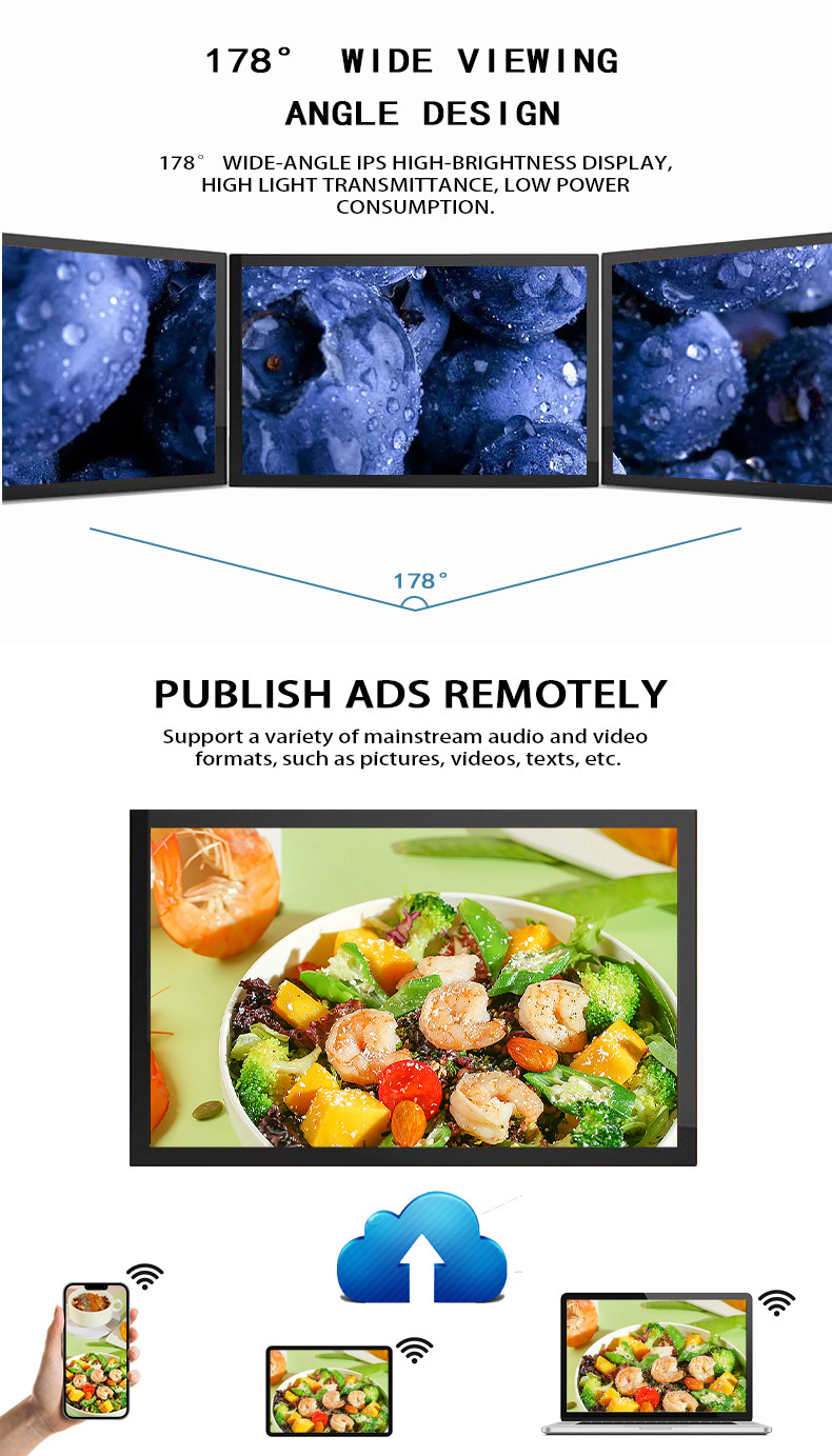32" Outdoor Lcd Advertising Player Wifi Connect Ip65