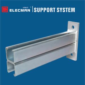 Quality Galvanized Steel Double Slotted Strut Channel Brackets Support System wholesale