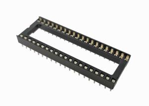 Quality 2.54mm Surface Mount Dip Socket DIP Square Pin Header Row Of Pitch 7.62mm wholesale