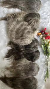 Quality Different color gray hair toppers for customize China factory directly supplier wholesale ptice wholesale