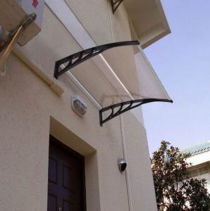 Quality CE PC Door Canopy Door Awning Aluminum Window Patio Cover Easy To Assemble wholesale