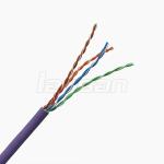 Indoor Cat 5e Lan Cable UTP 24AWG 4 Pairs 0.5mm CCA Conductor For Multi Media