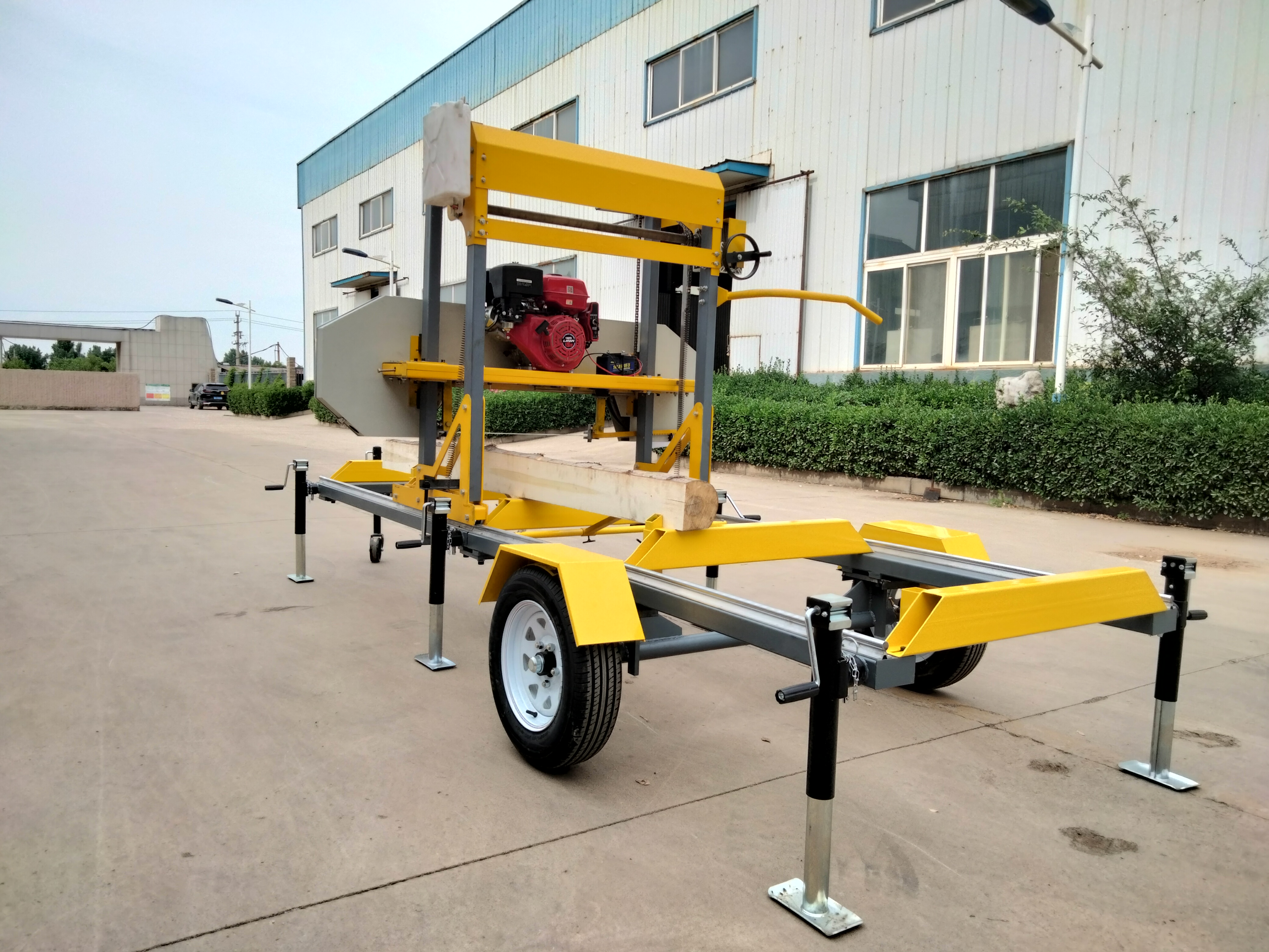 Home Wood Cutting Machine Electric Petrol Diesel engine Sawmill Multi Rip Saw Multi Blade