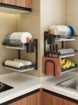 60KG Bearing 304SS Kitchen Dish Rack Wall Mounted