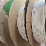 White Single Wall Heat Shrink Tubing Rubber Halogen Free 4mm 2X Ratio