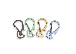 Quality Lightweight Titanium Keychain Outdoor Camping Carabiner With Bottle Opener wholesale