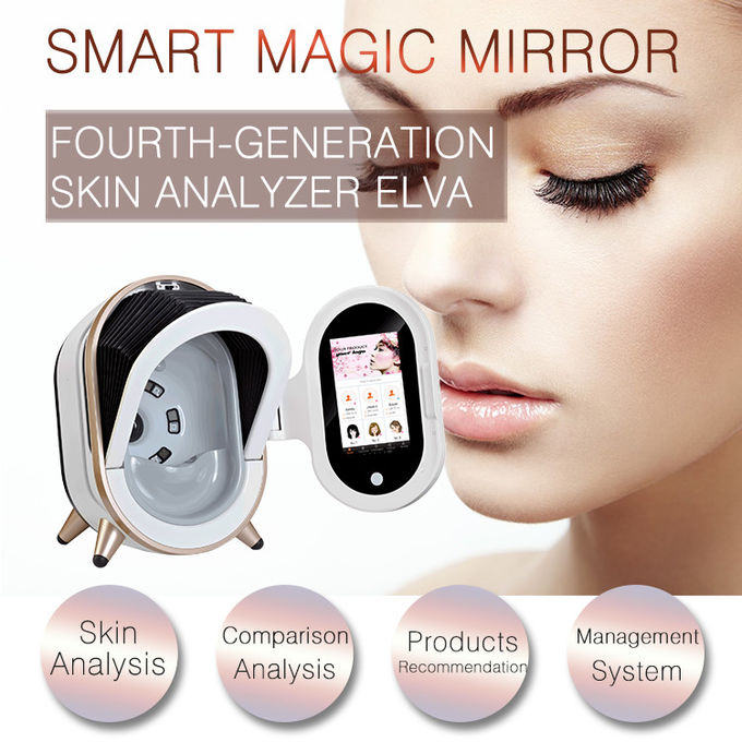 20 Seconds Efficient Facial Skin Analyzer Adopts RGB UV PL 3 Spectrums