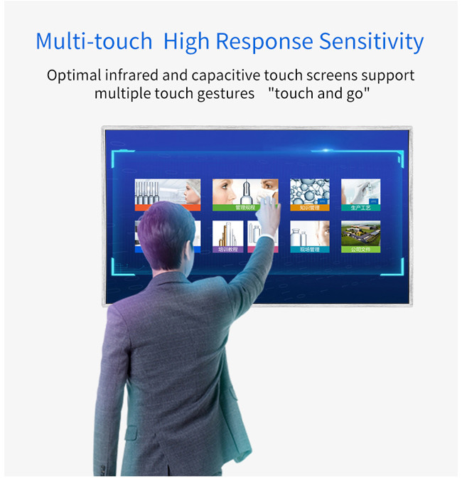 TFT Horizontal Touch Screen Kiosk 49in Digital Information Kiosk
