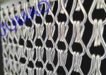 Silver Color Aluminum Metal Chain Link Curtains Durable For Ceiling / Wall
