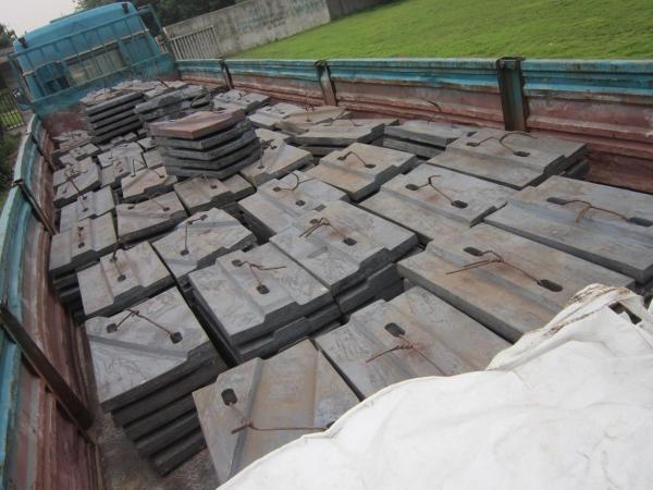 Industrial Cr26 Grinding Mill Liners High Abrasion Performance