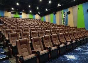 Quality Anti Rust Public Theater Seating Movie Theater Furniture With Plastic Cup Holder wholesale