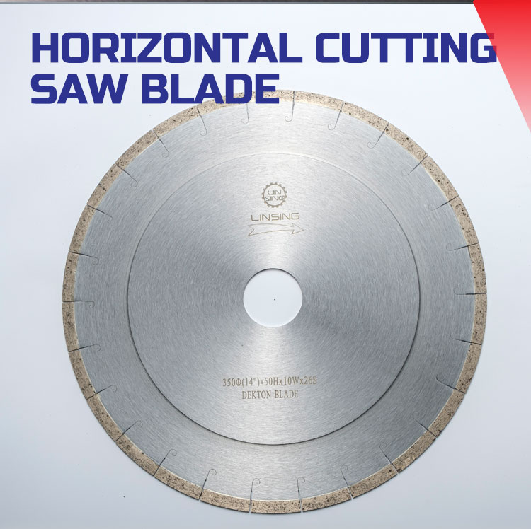 1200mm Marble Diamond Horizontal Saw Blade Blade Length 10in Segment Height 7/10/12mm