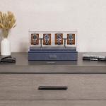 ROTHWELL Luxury Watch Display Case for 4 Watches – Leather Watch Box with